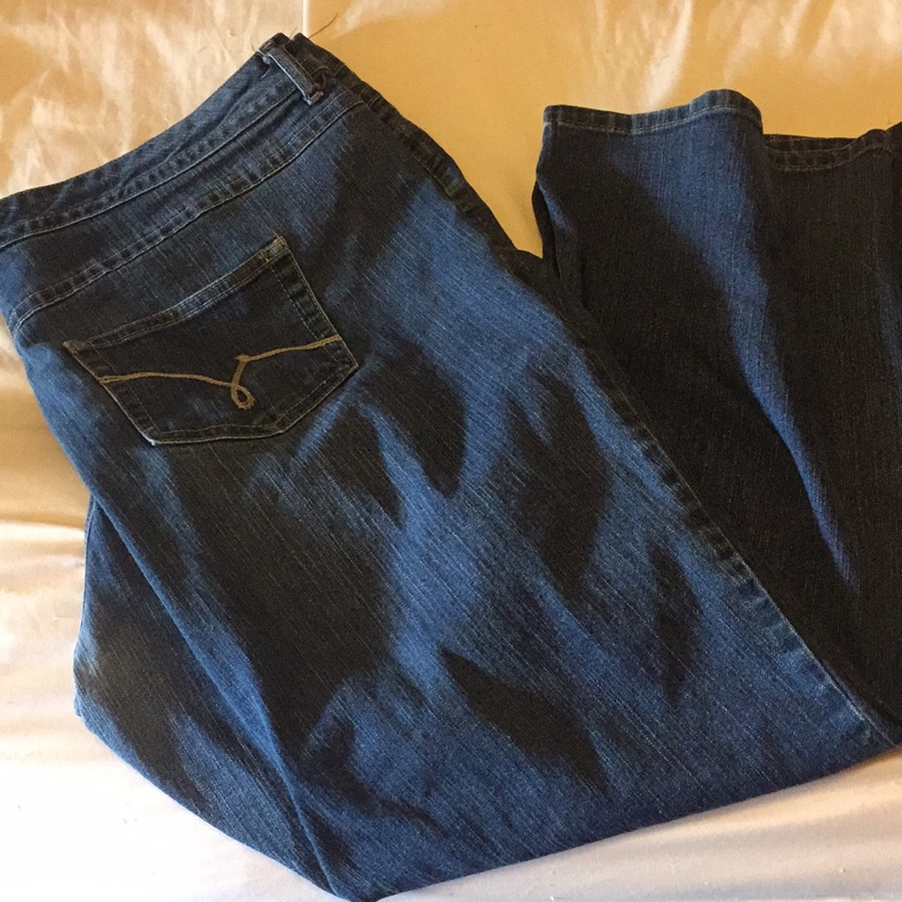 Just my size jeans . Worn once